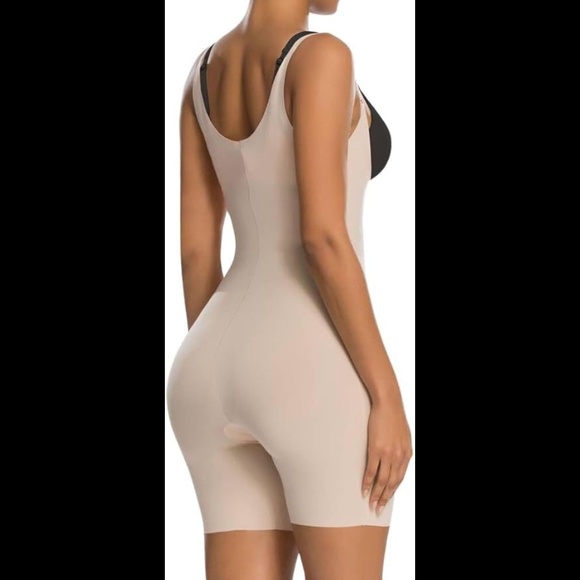 Women’s Full Body Seamless Tummy Control Colombianas Open Bust Shapewear - Picture 2 of 10